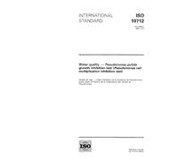 ISO 10712:1995, Water quality - Pseudomonas putida growth inhibition test (Pseudomonas cell multiplication inhibition test)