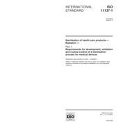 ISO 11137-1:2006, Sterilization of health care products - Radiation - Part 1: Requirements for development, validation and routine control of a sterilization process for medical devices