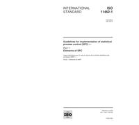 ISO 11462-1:2001, Guidelines for implementation of statistical process control (SPC) - Part 1: Elements of SPC