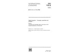 ISO 1151-8:1992, Flight dynamics - Concepts, quantities and symbols - Part 8: Concepts and quantities used in the study of the dynamic behaviour of the aircraft