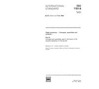 ISO 1151-8:1992, Flight dynamics - Concepts, quantities and symbols - Part 8: Concepts and quantities used in the study of the dynamic behaviour of the aircraft