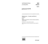 ISO 1151-9:1993, Flight dynamics - Concepts, quantities and symbols - Part 9: Models of atmospheric motions along the trajectory of the aircraft