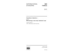 ISO 11843-2:2000, Capability of detection -- Part 2: Methodology in the linear calibration case