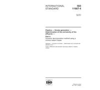 ISO 11907-4:1998, Plastics - Smoke generation - Determination of the corrosivity of fire effluents - Part 4: Dynamic decomposition method using a conical radiant heater