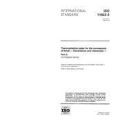 ISO 11922-2:1997, Thermoplastics pipes for the conveyance of fluids -- Dimensions and tolerances -- Part 2: Inch-based series