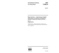 ISO 11992-4:2005, Road vehicles - Interchange of digital information on electrical connections between towing and towed vehicles - Part 4: Diagnostics