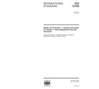 ISO 12100:2010, Safety of machinery - General principles for design - Risk assessment and risk reduction