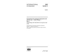 ISO 12151-1:1999, Connections for hydraulic fluid power and general use -- Hose fittings -- Part 1: Hose fittings with ISO 8434-3 O-ring face seal ends