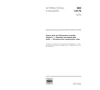 ISO 12175:1994, Space data and information transfer systems - Standard formatted data units - Structure and construction rules