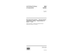 ISO 12721:2000, Non-destructive testing -- Thermal neutron radiographic testing -- Determination of beam L/D ratio