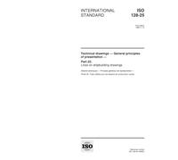 ISO 128-25:1999, Technical drawings -- General principles of presentation -- Part 25: Lines on shipbuilding drawings