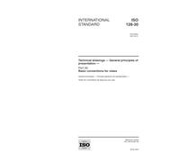 ISO 128-30:2001, Technical drawings -- General principles of presentation -- Part 30: Basic conventions for views
