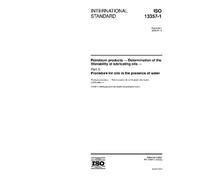ISO 13357-1:2002, Petroleum products - Determination of the filterability of lubricating oils - Part 1: Procedure for oils in the presence of water