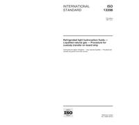 ISO 13398:1997, Refrigerated light hydrocarbon fluids -- Liquefied natural gas -- Procedure for custody transfer on board ship