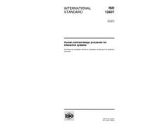 ISO 13407:1999, Human-centred design processes for interactive systems