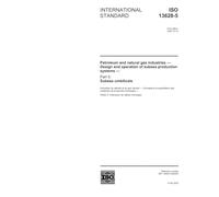 ISO 13628-5:2002, Petroleum and natural gas industries - Design and operation of subsea production systems - Part 5: Subsea umbilicals