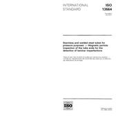 ISO 13664:1997, Seamless and welded steel tubes for pressure purposes - Magnetic particle inspection of the tube ends for the detection of laminar imperfections
