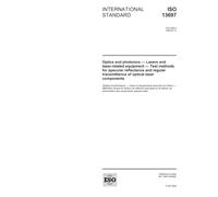 ISO 13697:2006, Optics and photonics - Lasers and laser-related equipment - Test methods for specular reflectance and regular transmittance of optical laser components