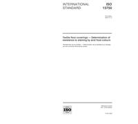 ISO 13750:2000, Textile floor coverings -- Determination of resistance to staining by acid food colours