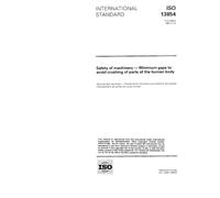 ISO 13854:1996, Safety of machinery - Minimum gaps to avoid crushing of parts of the human body