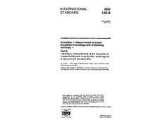 ISO 140-8:1997, Acoustics -- Measurement of sound insulation in buildings and of building elements -- Part 8: Laboratory measurements of the reduction ... coverings on a heavyweight standard floor