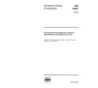 ISO 14001:1996, Environmental management systems - Specification with guidance for use