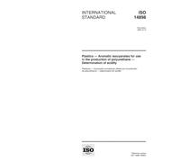 ISO 14898:1999, Plastics -- Aromatic isocyanates for use in the production of polyurethane -- Determination of acidity
