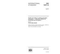 ISO 15011-4:2006, Health and safety in welding and allied processes - Laboratory method for sampling fume and gases - Part 4: Fume data sheets