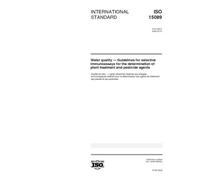 ISO 15089:2000, Water quality - Guidelines for selective immunoassays for the determination of plant treatment and pesticide agents