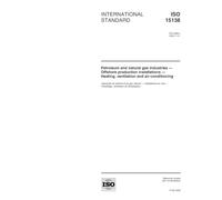 ISO 15138:2000, Petroleum and natural gas industries -- Offshore production installations -- Heating, ventilation and air-conditioning