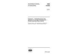 ISO 15330:1999, Fasteners -- Preloading test for the detection of hydrogen embrittlement -- Parallel bearing surface method