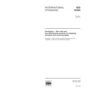 ISO 15394:2000, Packaging -- Bar code and two-dimensional symbols for shipping, transport and receiving labels