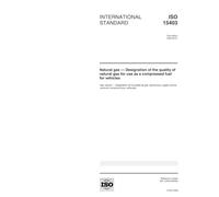 ISO 15403:2000, Natural gas -- Designation of the quality of natural gas for use as a compressed fuel for vehicles