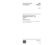 ISO 15630-3:2002, Steel for the reinforcement and prestressing of concrete - Test methods - Part 3: Prestressing steel
