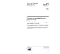 ISO 15663-2:2001, Petroleum and natural gas industries - Life-cycle costing - Part 2: Guidance on application of methodology and calculation methods