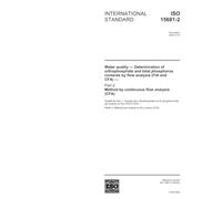 ISO 15681-2:2003, Water quality - Determination of orthophosphate and total phosphorus contents by flow analysis (FIA and CFA) - Part 2: Method by continuous flow analysis (CFA)