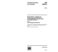 ISO 15830-1:2005, Road vehicles - Design and performance specifications for the WorldSID 50th percentile male side-impact dummy - Part 1: Terminology and rationale