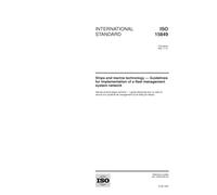 ISO 15849:2001, Ships and marine technology - Guidelines for implementation of a fleet management system network