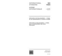 ISO 15924:2004, Information and documentation - Codes for the representation of names of scripts