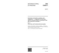 ISO 15926-1:2004, Industrial automation systems and integration - Integration of life-cycle data for process plants including oil and gas production ... - Part 1: Overview and fundamental principles