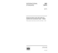 ISO 15974:2000, Closed end blind rivets with break pull mandrel and countersunk head -- AlA/St