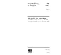 ISO 15981:2002, Open end blind rivets with break pull mandrel and protruding head - AIA/AIA