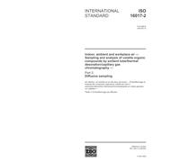 ISO 16017-2:2003, Indoor, ambient and workplace air - Sampling and analysis of volatile organic compounds by sorbent tube/thermal desorption/capillary gas chromatography - Part 2: Diffusive sampling