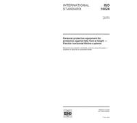 ISO 16024:2005, Personal protective equipment for protection against falls from a height - Flexible horizontal lifeline systems