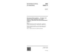 ISO 16031-1:2002, Aerospace fluid systems - O-rings, inch series: Inside diameters and cross sections, tolerances and size-identification codes - Part 1: Close tolerances for hydraulic systems