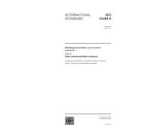 ISO 16484-5:2003, Building automation and control systems - Part 5: Data communication protocol