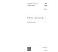 ISO 1652:2004, Rubber latex - Determination of apparent viscosity by the Brookfield test method