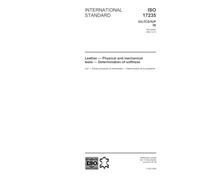 ISO 17235:2002, Leather - Physical and mechanical tests - Determination of softness