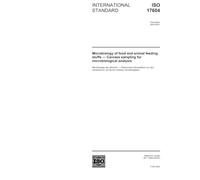 ISO 17604:2003, Microbiology of food and animal feeding stuffs -- Carcass sampling for microbiological analysis