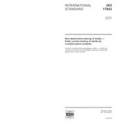ISO 17643:2005, Non-destructive testing of welds - Eddy current testing of welds by complex-plane analysis